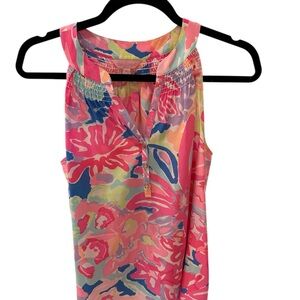 New Lilly Pulitzer Women’s size Med Silk Blouse !!